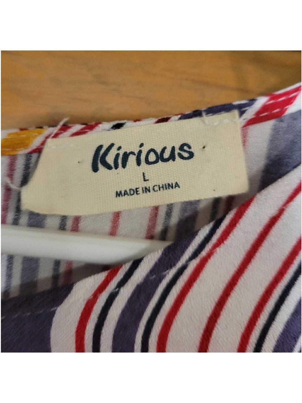 Kirious Women's 3/4 Sleeve Top - Front Tie - Picture 5 of 8